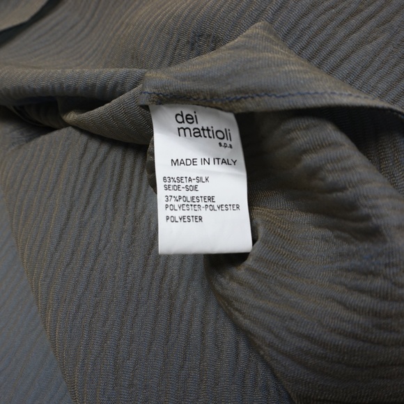 GIANFRANCO FERRÉ Silk Blend Plissé Blouse IT 40 - Picture 10 of 14